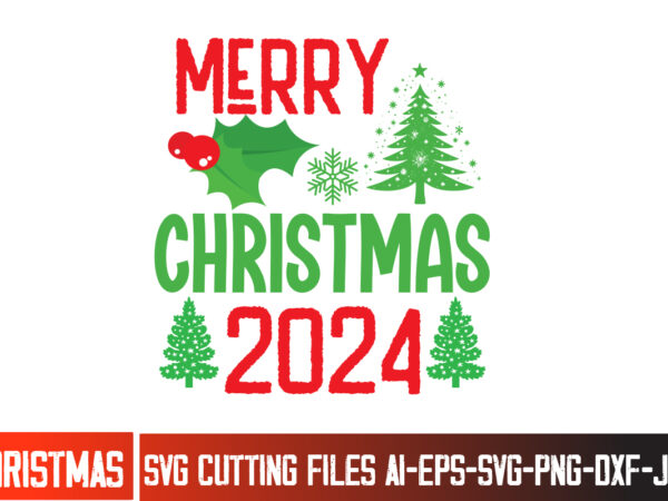 Merry christmas 2024 t-shirt design, merry christmas 2024 svg design , christmas t-shirt design, christmas t-shirt design bundle, christmas