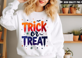 Trick Or Treat T-Shirt Design, Trick Or Treat Vector T-Shirt Design, October 31 T-Shirt Design, October 31 Vector T-Shirt Design, Halloween