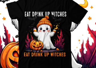 Drink Up Witches T-Shirt Design, Drink Up Witches Sublimation Design PNG, Happy Halloween T-shirt Design, halloween halloween,horror,nights