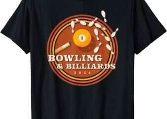 70s Bowling and Billiards T-Shirt