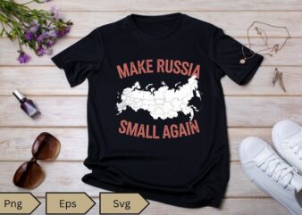 Make Russia Small Again Shirt design vector