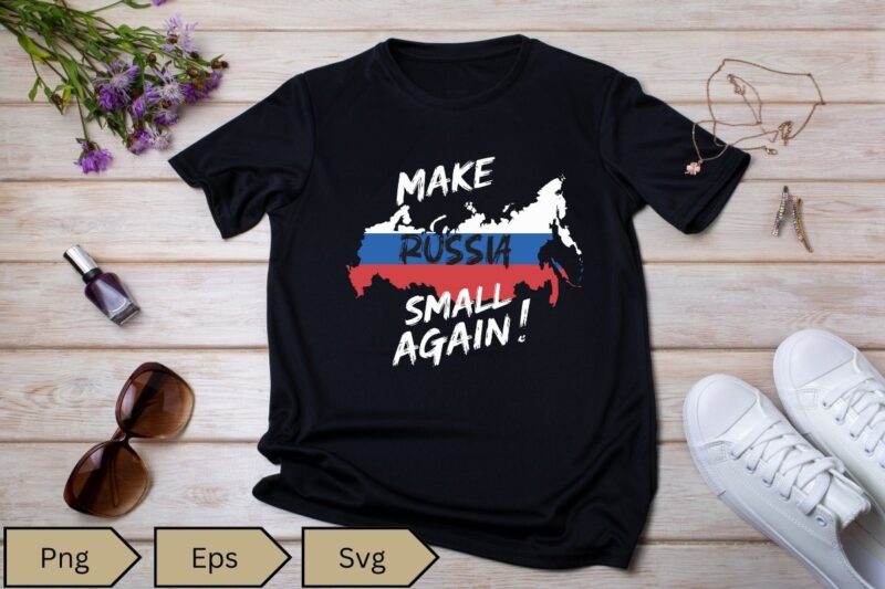 Make Russia Small Again Shirt design vector