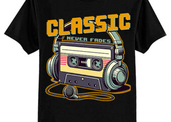 80s 90s Retro Vintage Party Nostalgia Cassette Tape T-Shirt ltsp