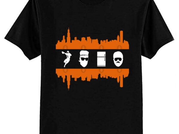 85 chicago bears stars t-shirt