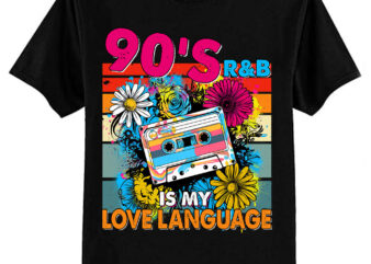 90’s R&B RnB Music Lover For Men Women Girl T-Shirt ltsp