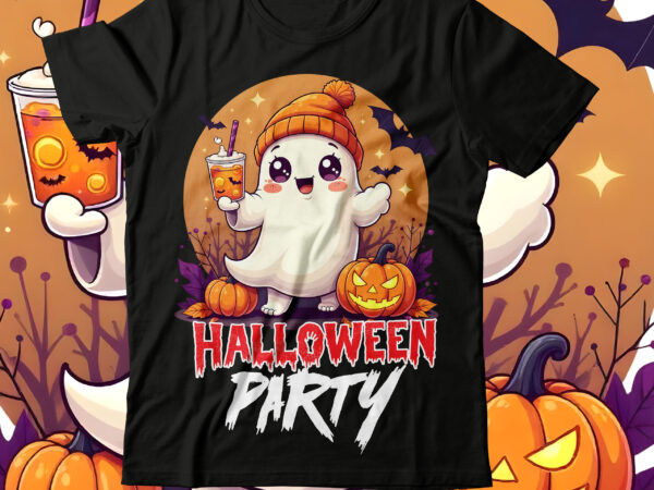 Halloween party t-shirt design, halloween t-shirt design,halloween,halloween t-shirt design bundle,happy halloween t-shirt design,halloween