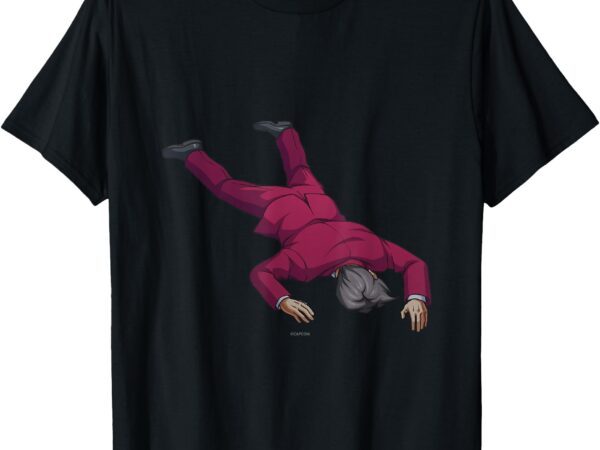 Ace attorney investigations collection faceplant edgeworth t-shirt