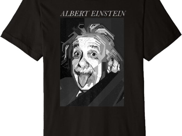 Albert einstein logic quote front back premium t-shirt