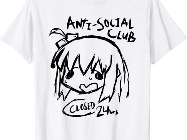 Anti-social club kessoku band funny rock anime bocchi rock t-shirt