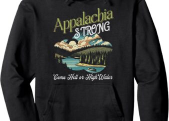 Appalachia Strong NC Mountains Pullover Hoodie