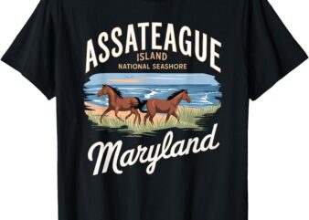 Assateague Island Maryland Adventure National Park T-Shirt