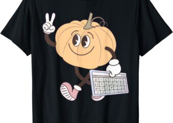 Awareness Fall Pumpkin AAC Device Autism Special Halloween T-Shirt