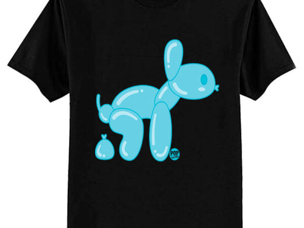 Balloon dog poop t-shirt