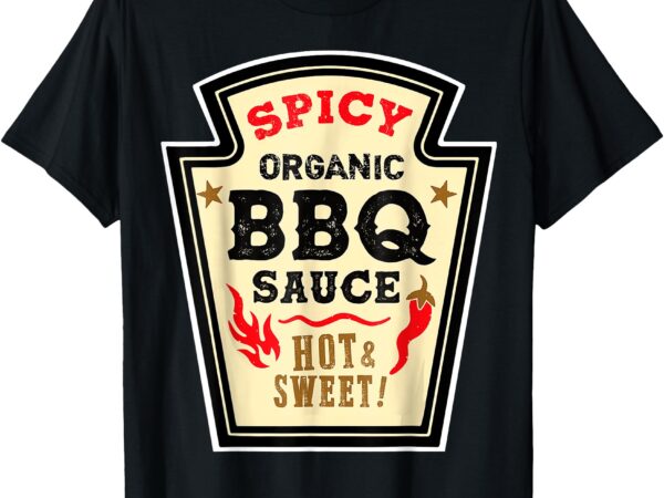 Bbq sauce condiments diy halloween costume group t-shirt