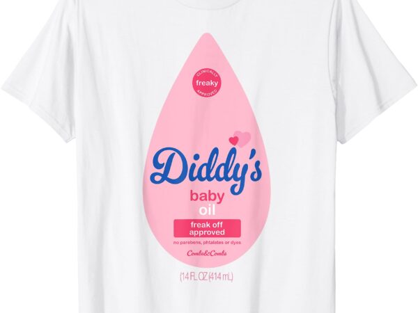 Baby oil costume funny bottle for halloween t-shirt