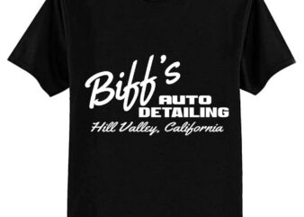 Back To The Future – Biff’s Auto Detailing Essential T-Shirt