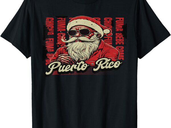 Bad santa boricua t-shirt