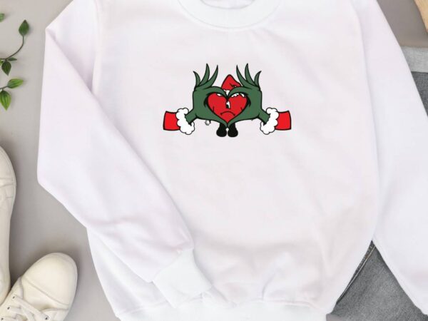 Bad bunny grinch t shirt template