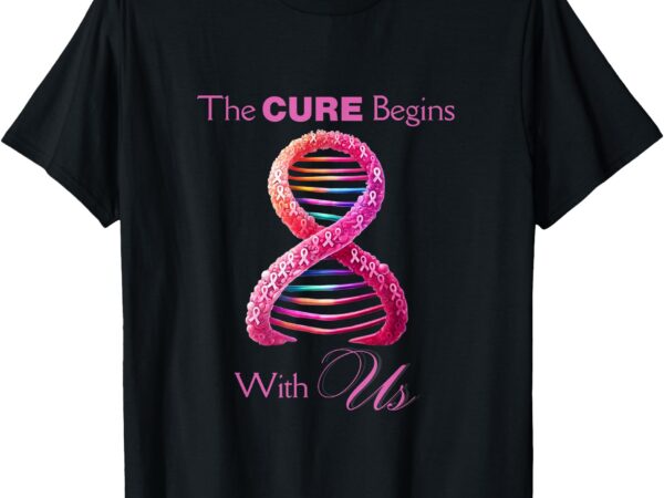 Banding together against breast cancer t-shirt