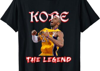 Basketball Stars Legends Vintage Retro _ Kobe The Legend T-Shirt