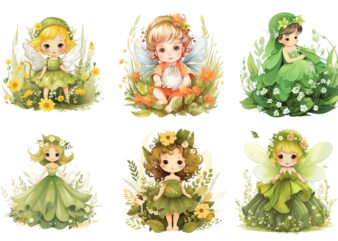 Beautiful baby Field fairy in dress