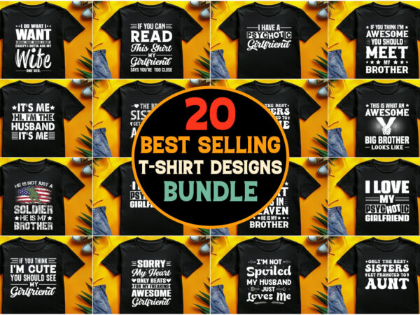 Best selling t-shirt design bundle