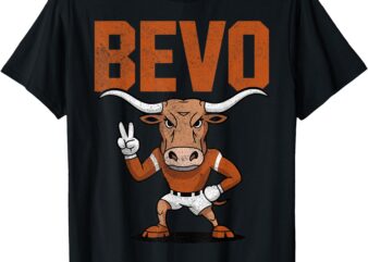 Bevo Longhorn Bull Vintage Retro T-Shirt