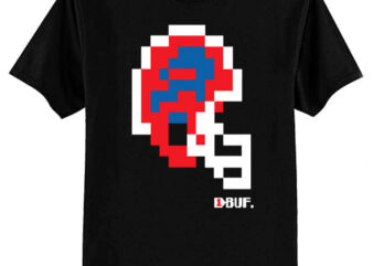 Bills Retro Tecmo Bowl Helmet T-Shirt