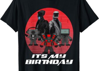 Birthday Boy Gifts for Kids, Skibidi toilet T-Shirt T-Shirt