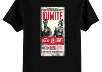 Bloodsport Championship Poster T-Shirt