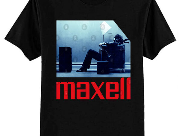 Blown away “maxell” t-shirt