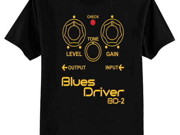 Blues driver pedal t-shirt