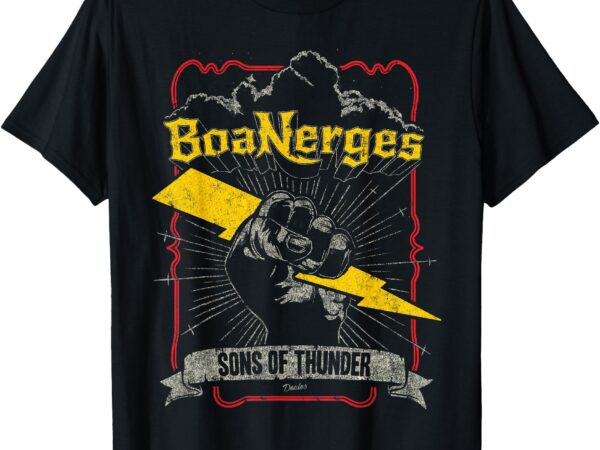 Boanerges sons of thunder bible verse graphic t-shirt