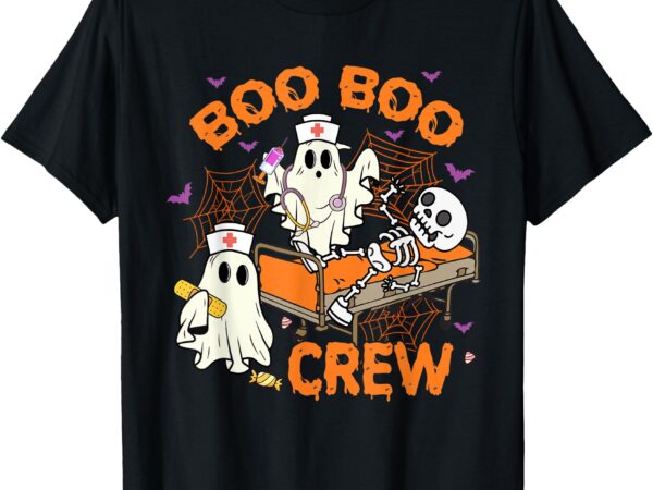 Boo boo crew emergency nurse funny halloween er nurse gifts t-shirt