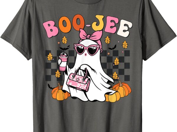 Boo-jee cute ghost coffee toddler girl women funny halloween t-shirt