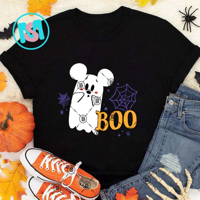 Boo Mickey SVG, Happy Halloween's Day SVG