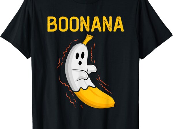 Boonana cute ghost banana halloween men women girls kids t-shirt