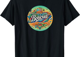 Boricua Roots Dark Humor Graphic Tees T-Shirt