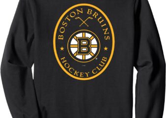 Boston Bruins Iconic Black Officially Licensed Sweatshirt