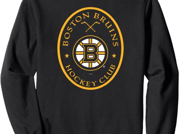 Boston bruins iconic black officially licensed sweatshirt