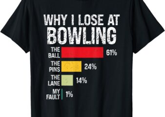 Bowling Bowler Men Women Funny Bowling Player Lover Team Pun T-Shirt