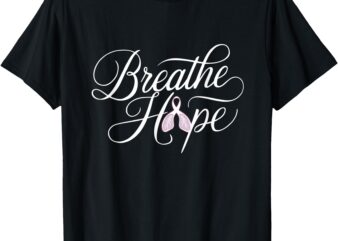 Breathe Hope Lung Cancer Awareness Month November T-Shirt