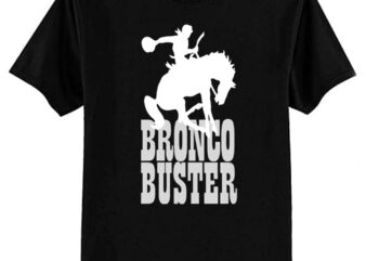 Bronco Buster White T-Shirt