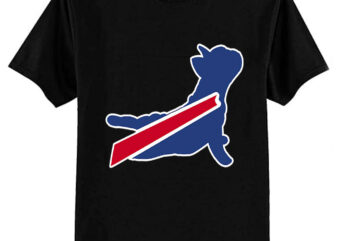 Buffalo Bills French Bulldog T-Shirt