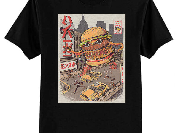 Burgerzilla classic t-shirt