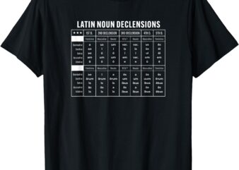 CC Classical Conversastions Latin Noun Declensions T-Shirt