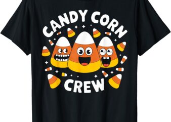 Candy Corn Crew Cute Family Matching Halloween Costume Party T-Shirt