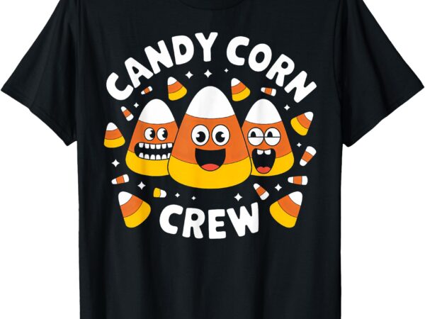 Candy corn crew cute family matching halloween costume party t-shirt