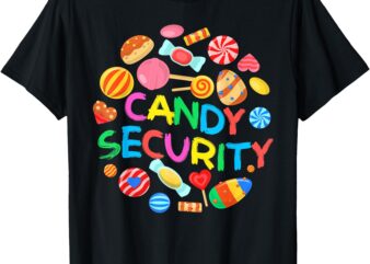 Candy Land Costumes Candy Security Candy Crew T-Shirt