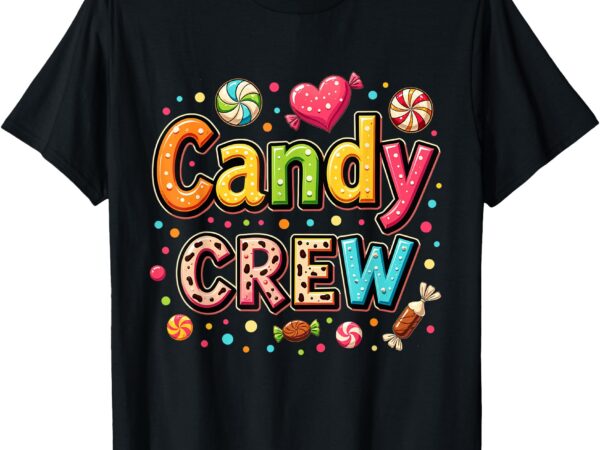 Candy party crew lover cute halloween trick or treat outfit t-shirt